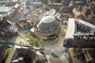 Work due to start outside Leeds Corn Exchange building