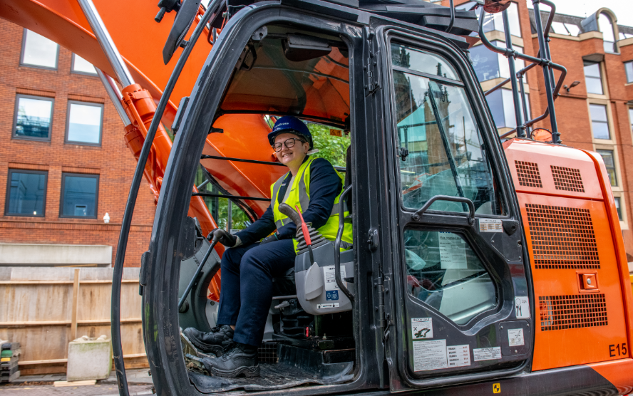 Work underway to expand Manchester’s Albert Square