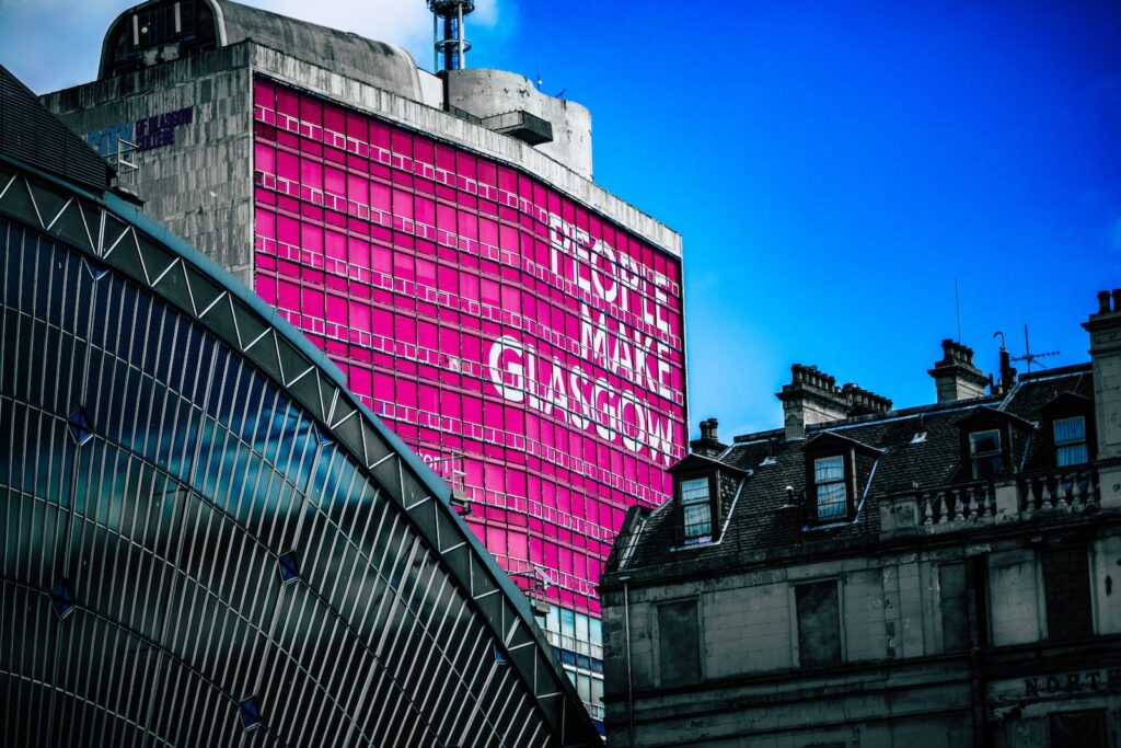 Work has begun to complete an east end Glasgow regeneration scheme